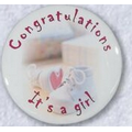 1.5" Stock Buttons (Congratulations It's A Girl)